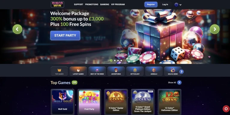DiscoWin Casino